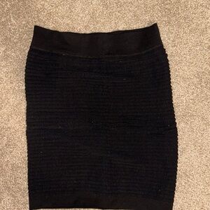 ⭐️BCBGeneration Black Textured Pencil Skirt